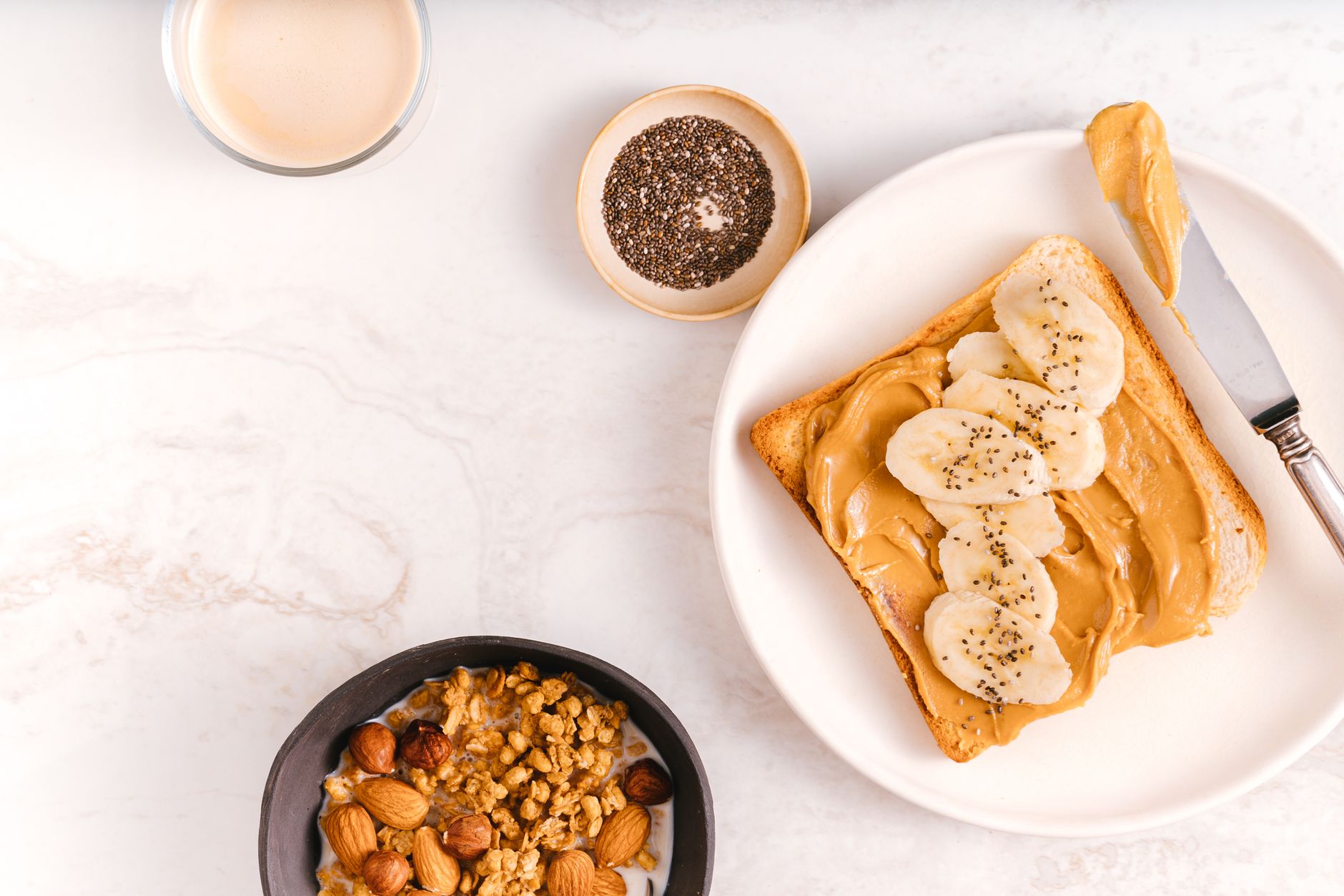 Banana Peanut Butter Toast