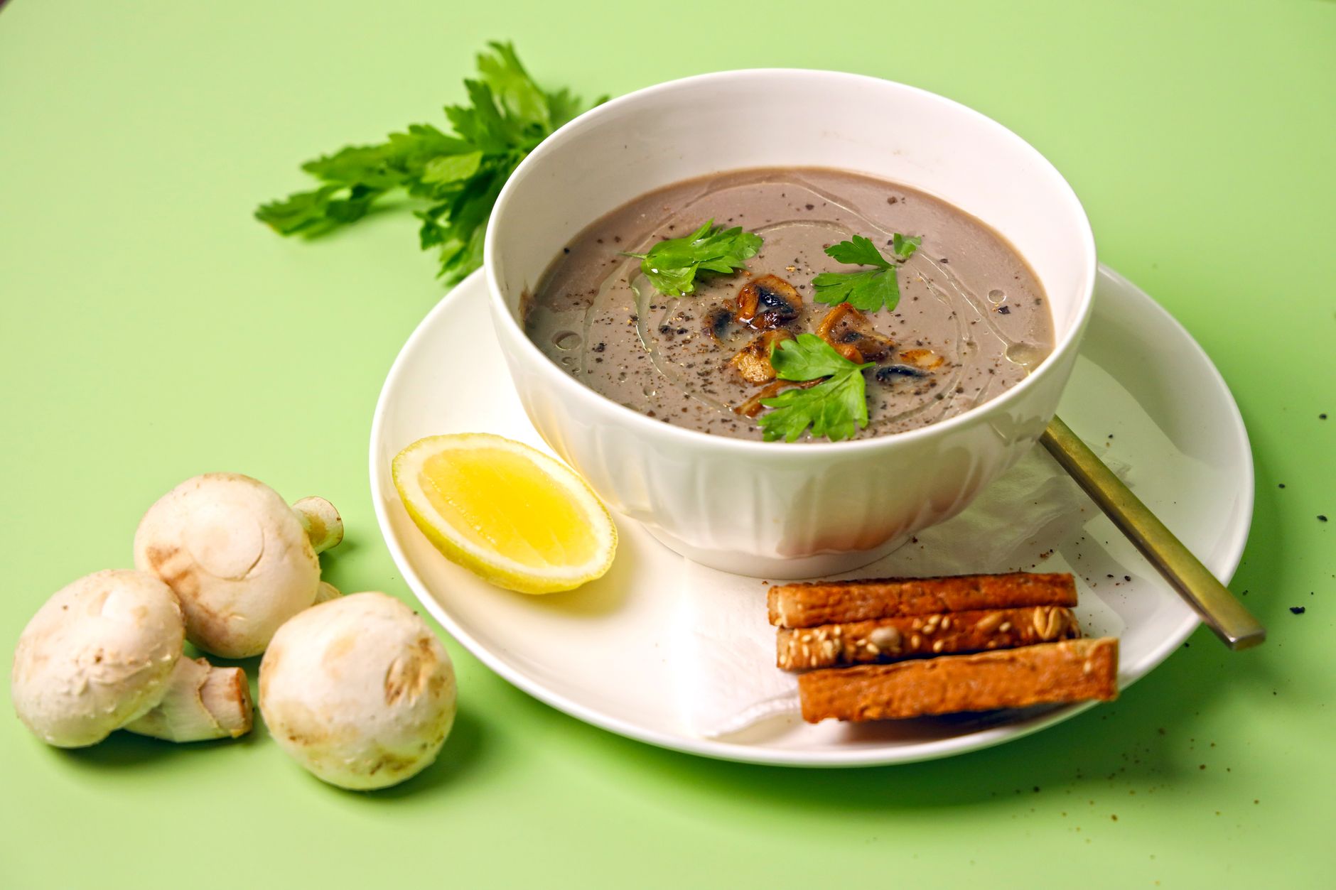 Mushroom Potato Soup