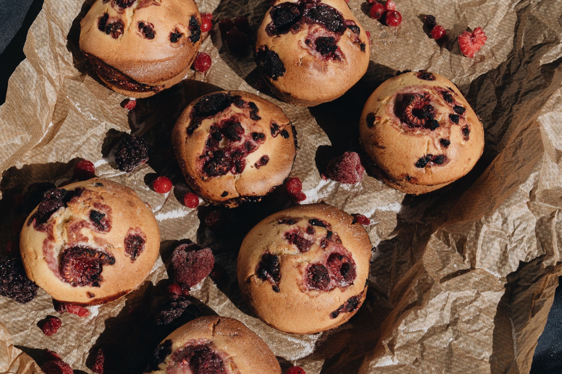 Quick Berry Breakfast Muffins